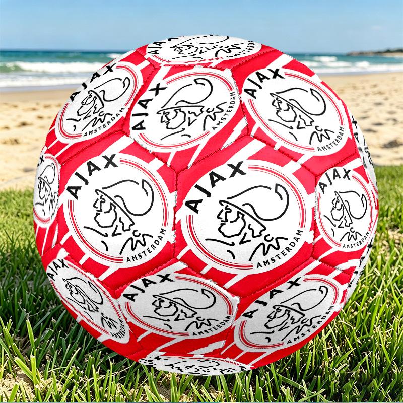 Ajax Print Size 5 Soccer Ball, PU Wear Resistant Football for Match Training and Daily Practice, Birthday Gift for Soccer Fans