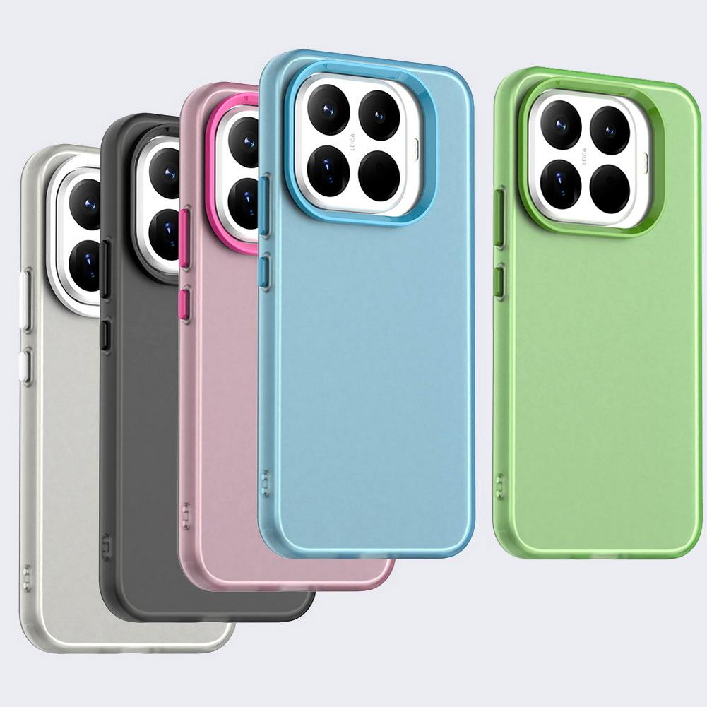 Матовый Полупрозрачный Конфетный Цветной Чехол Для Xiaomi 15T Pro Mi 15t 17 Pro Max 17 pro 15 Ultra 14T Pro 14 Защитная Крышка для Камеры