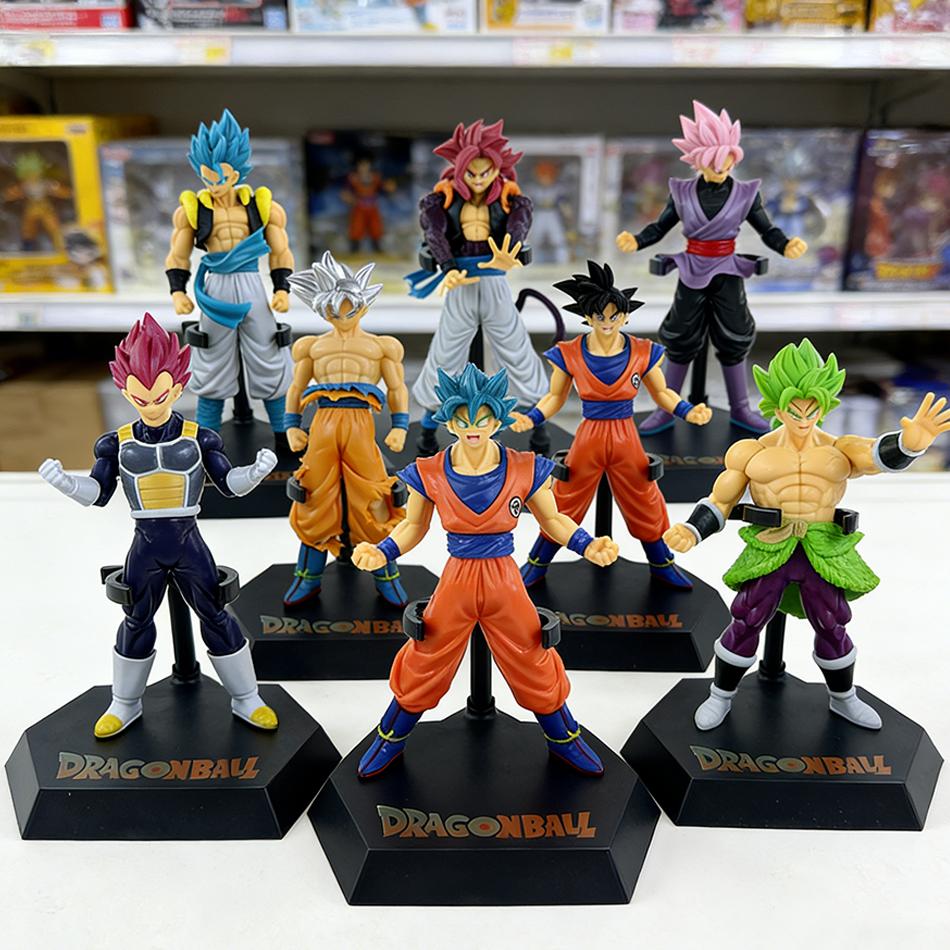 Аниме Dragon Ball Z Супер Сайян Сон Гоку Веджета Аниме Фигурка Действия Модель Подарки Коллекционные Фигурки Для Детей 18См