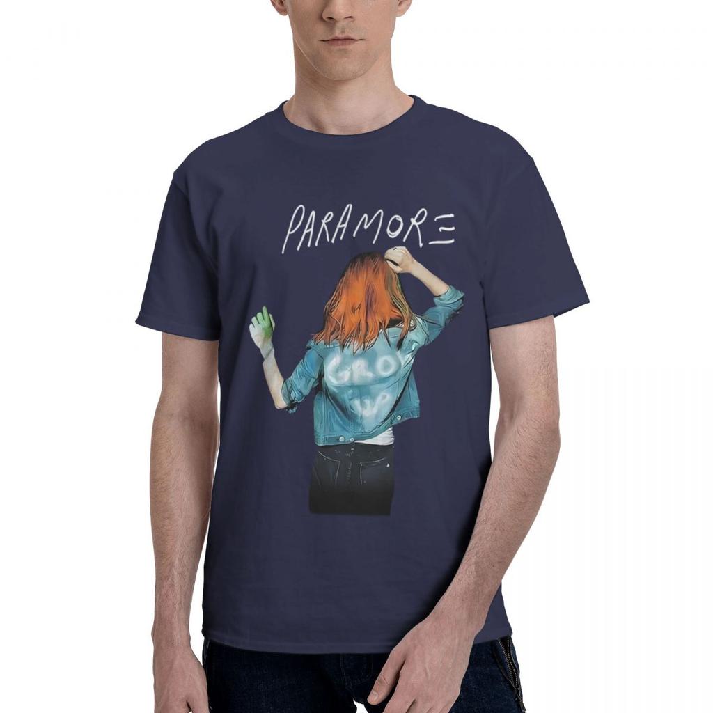 Paramore Хейли Уильямс Вырасти Концерт 100% Хлопок Повседневный Дышащий Удобный Мужской Топ Новые Подарки И Футболки Мужская Рубашка