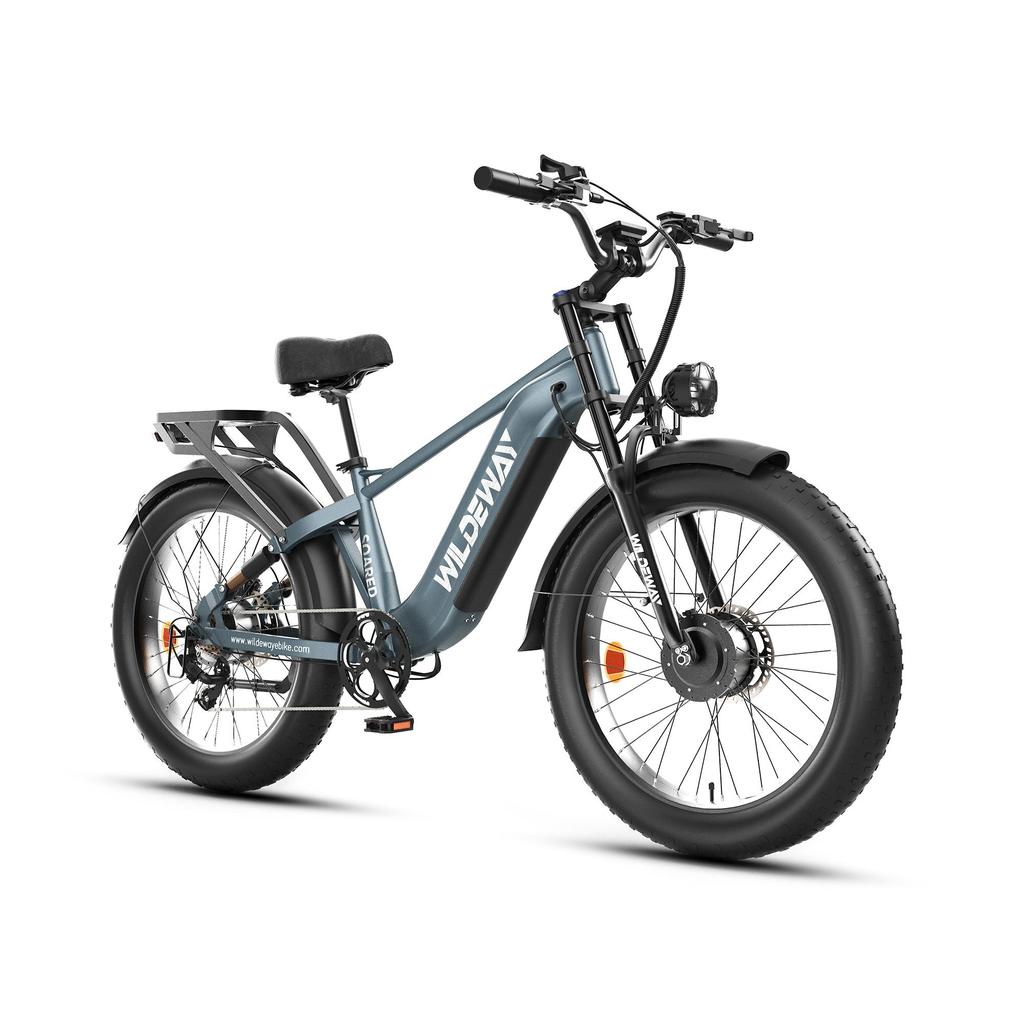 WILDEWAY Soared Pro Electric Bike for Adults, 48V 30Ah Removable Battery,Hydraulic Disc Brakes