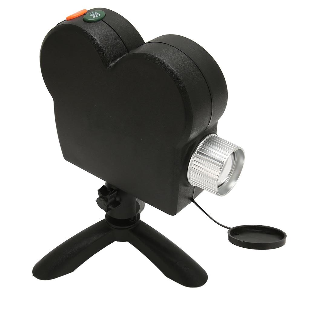 Проектор на Хэллоуин с регулируемой подставкой для занавесок, страшный узор, проекционная лампа на окно для Хэллоуина