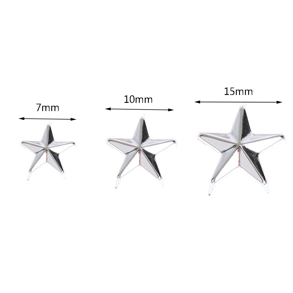 Metal Releasable for Hat,Bag,Clothes Quality Star Rivets DIY Studs Garment Supplies Sewing Decor