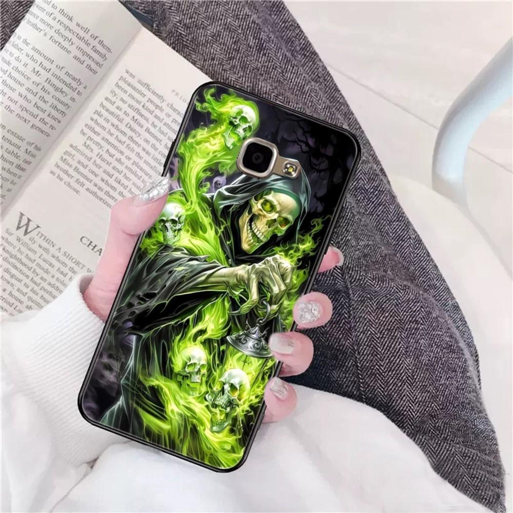 Grim Reaper Skull Skeleton Phone Case For Samsung A 10 11 12 13 20 21 22 30 31 32 40 51 52 53 70 71 72 73 91 13 Shell