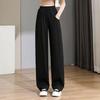 Women's 2025 Yellow Slimming Sweatpants - New Fashionable Casual Straight-Leg Wide-Leg Pants for Dance & Sports.