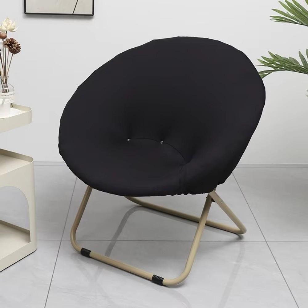 Round Saucer Chair Cover Elastic Camping Seat Cover Moon Chair Protector  Fit Outdoor Chair