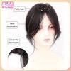 WTB Synthetic Eight Character Bangs Fluffy Hair Clip-In Bangs Extension Fake Fringe Natural False Bang French Middle Part Bangs