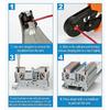 10Pcs Electrical Connect Screwless Terminals Block With Push In Design PT2.5 Cable Connector For Industrial Automation