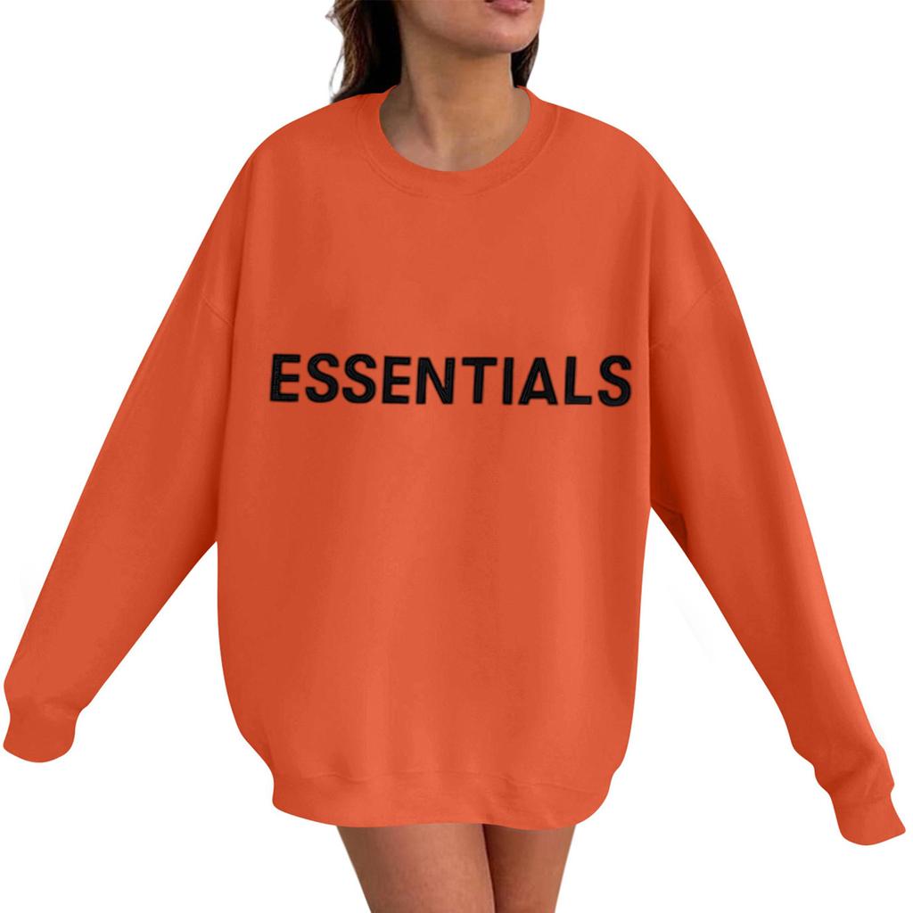 Унисекс Принт Круглый вырез Длинный рукав Свободный крой Длинный рукав Повседневный Длинный рукав Топ Толстовка