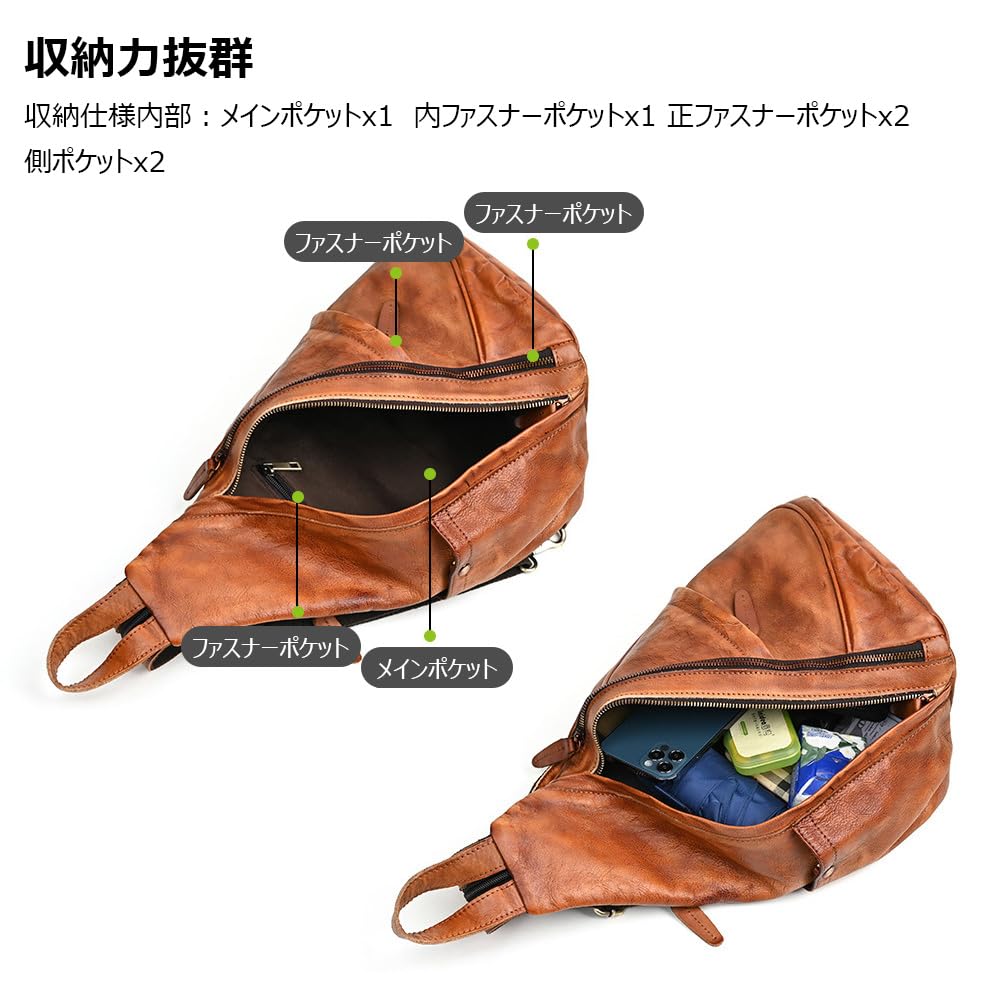 Whatna Сумка через плечо из натуральной кожи коровьей выделки в античном стиле для мужчин, 3-way, можно носить как рюкзак, сумку через плечо или сумку-тоут, натуральная