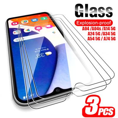 3 шт. закаленное стекло HD для Samsung Galaxy A06 A05S A15 A25 A55 A35 A34 A54 5G S22 S23+ FE S24 защитная пленка для экрана Redmi 13C 12 12C Note 11S 12s