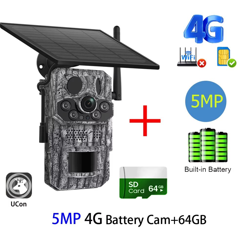 4G 2K 5MP PIR датчик движения активируется время срабатывания ночного видения IP66 охотничий след водонепроницаемый дикая природа батарея солнечная камера литиевая батарея