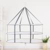 Folded Mesh Clothes Basket Multipurpose Laundry Basket Clothes Drying Net Rack  Coat Dress