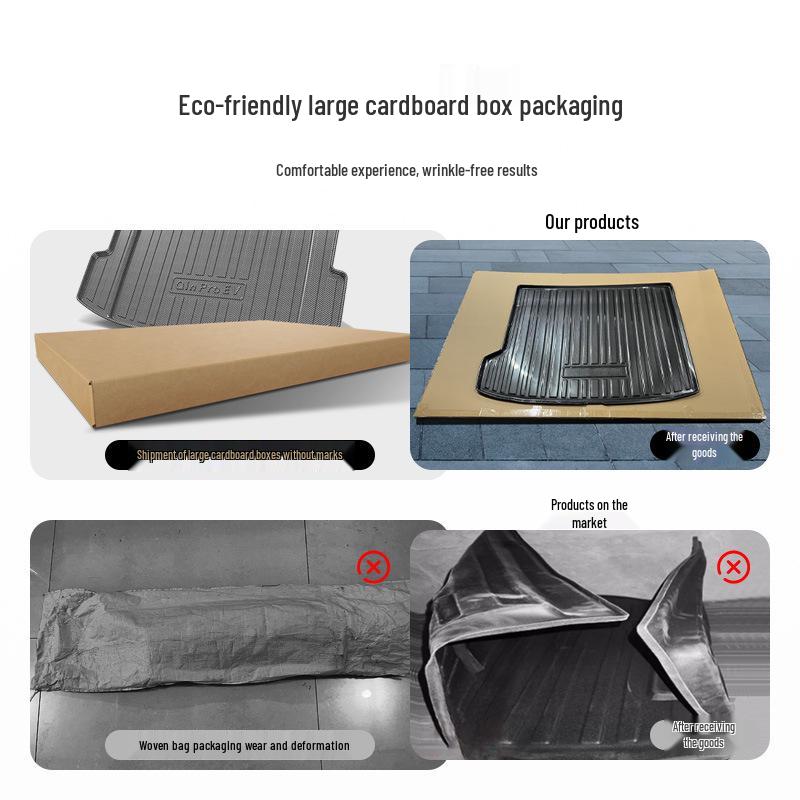 Compatible TPE Trunk Mat for BYD Models: Qin Plus/L, Song Plus/Pro, Seal, Dolphin, Yuan, Haishi, Han, Tang