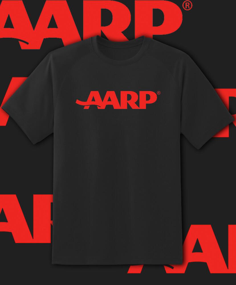 Футболка с логотипом компании Aarp для молодежи размера M - для взрослых размера 6XL!