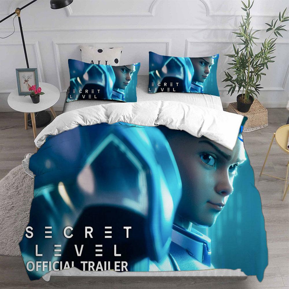 Комплекты постельного белья Secret Level Одеяло Покрывало на кровать Одеяло Пододеяльник Наволочка Наборы из 2-3 предметов Подарки для подростков и детей