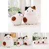 Adorable Plush Cat Pillow Toy Soft And Cuddly White Kitty Stuffed Animal For Kids