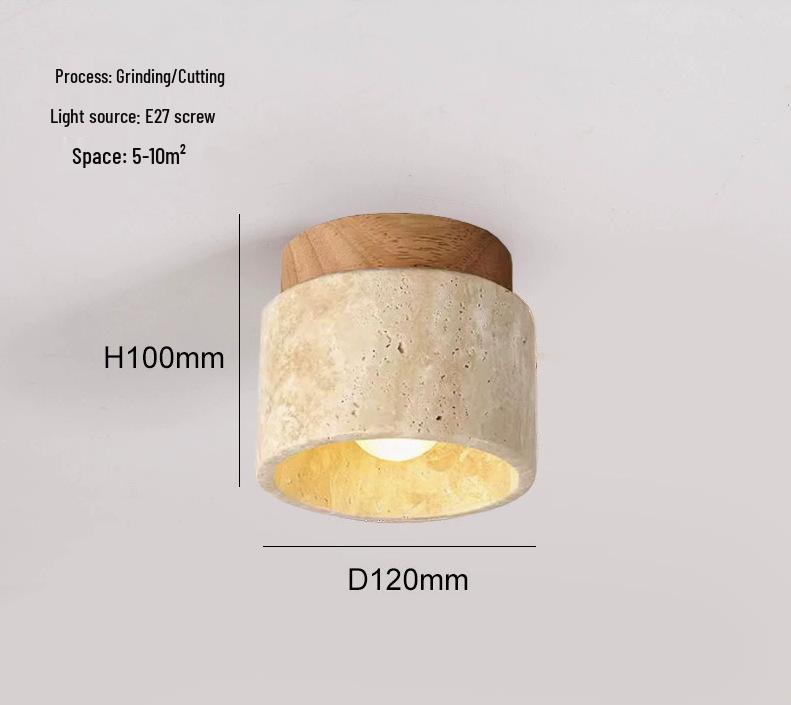 Настенный светильник Ваби-Саби в стиле середины века кремового цвета для спальни или гостиной