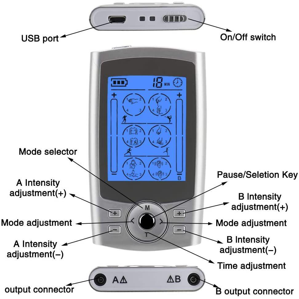 Rechargeable Body Acupoint Meridian Massage Instrument Household Portable Electronic Physiotherapy Equipment