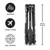 Manfrotto befree Live Advanced Tripod for Sony 6kg Load with Hybrid Still Fluid Drag Quick Plate 3-Way Models, 3-Way Head, Capacity, Case,