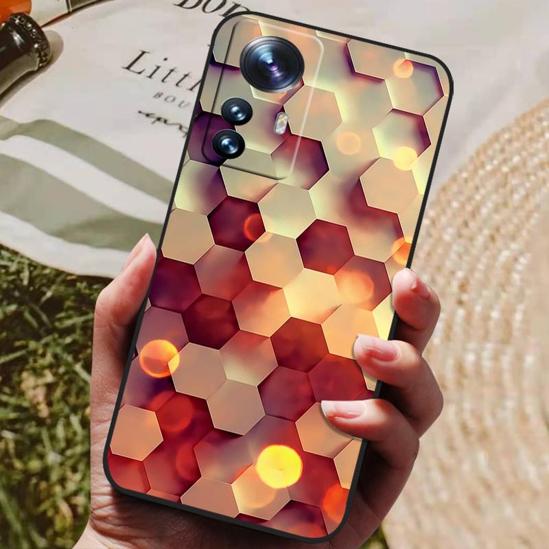 Роскошный силиконовый чехол для телефона Xiaomi 12T/12T Pro с различными узорами