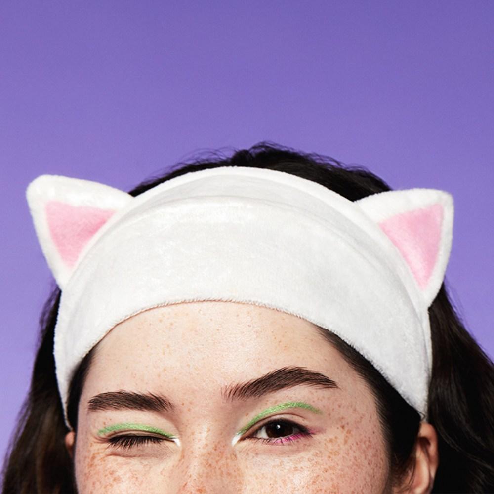 Iducare Hair Band, White Cat, 4 Pieces