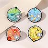 4Pcs Pokemon Enamel Pins Set Pikachu Charmander Play Poké Ball Brooch Cute Lapel Cosplay Badges Cartoon Jewelry Accessories