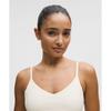 Lululemon Выравнивание талии Длина Cami Tank Light Поддержка CD Чашечка Светлый Ivory