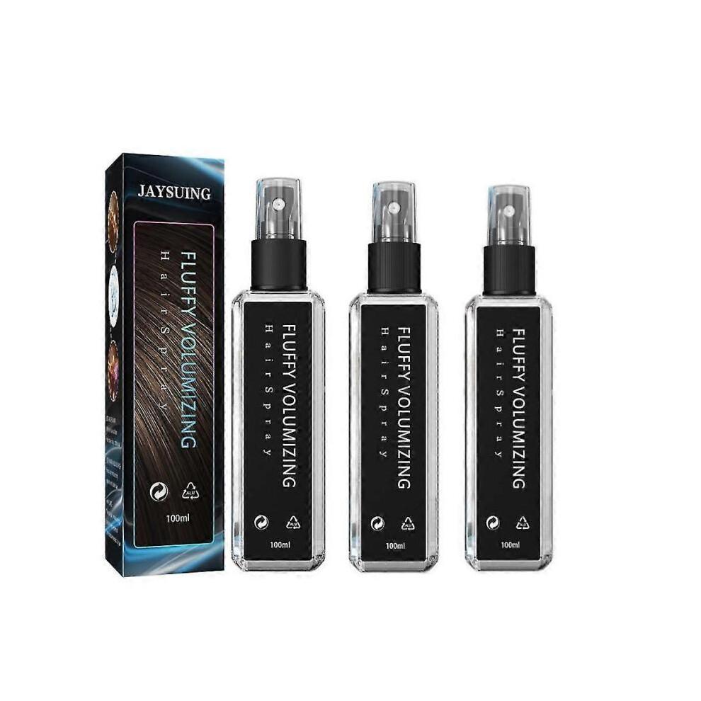 3pcs Fluffy Volumizing Hair Spray, Extra-volume Magic Spray, Long-lasting Bright, Instant Volumizing for All Hair Types