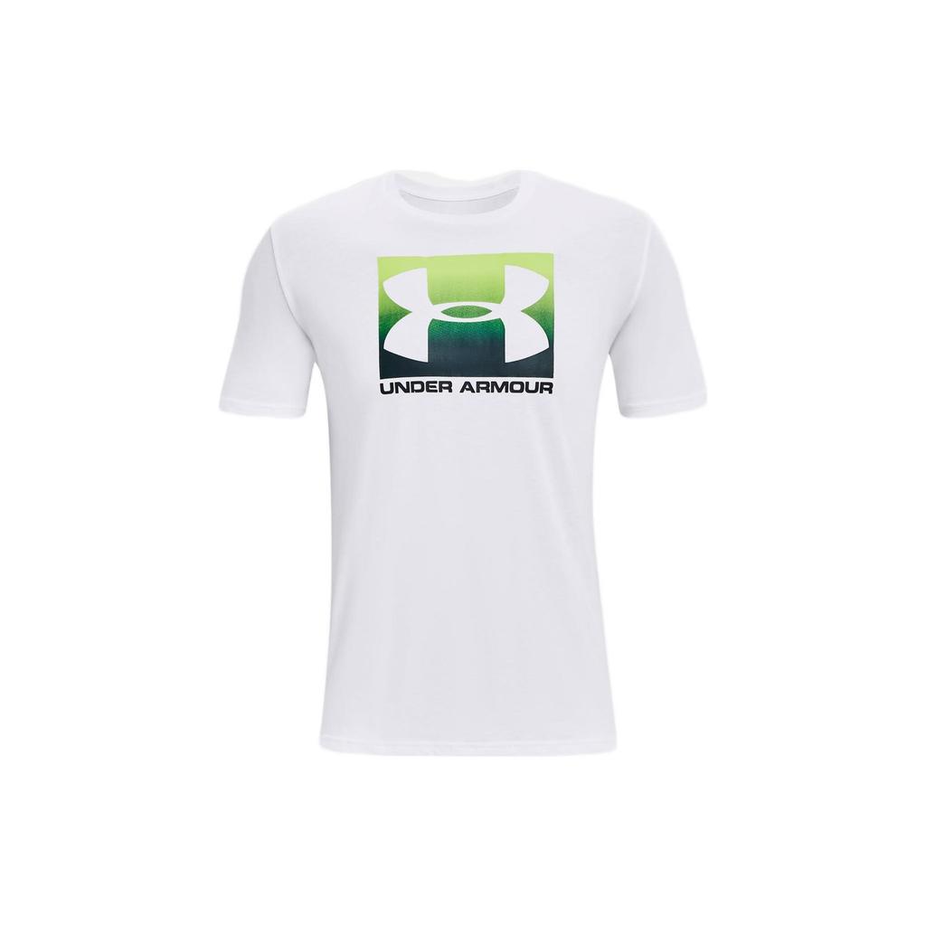 Under Armour Футболка Ua Boxed Sportstyle с логотипом и принтом, с круглым вырезом и коротким рукавом, мужская, белая 1329581-103