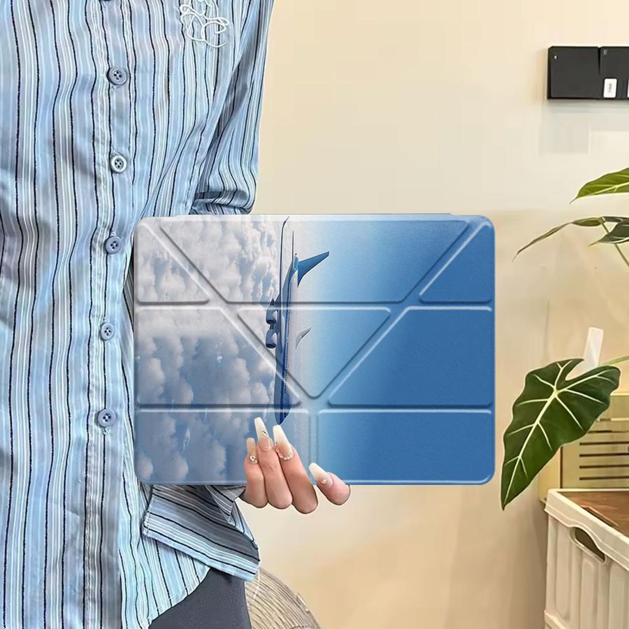 Чехол-подставка Чехол для планшета Для iPad Mini 6 7 Air 4 5 M3 M2 1 2 M4 11 дюймов Pro 11-го 10-го 9-го 8-го 7-го 12.9 дюймов Pro 2025 Голубое небо