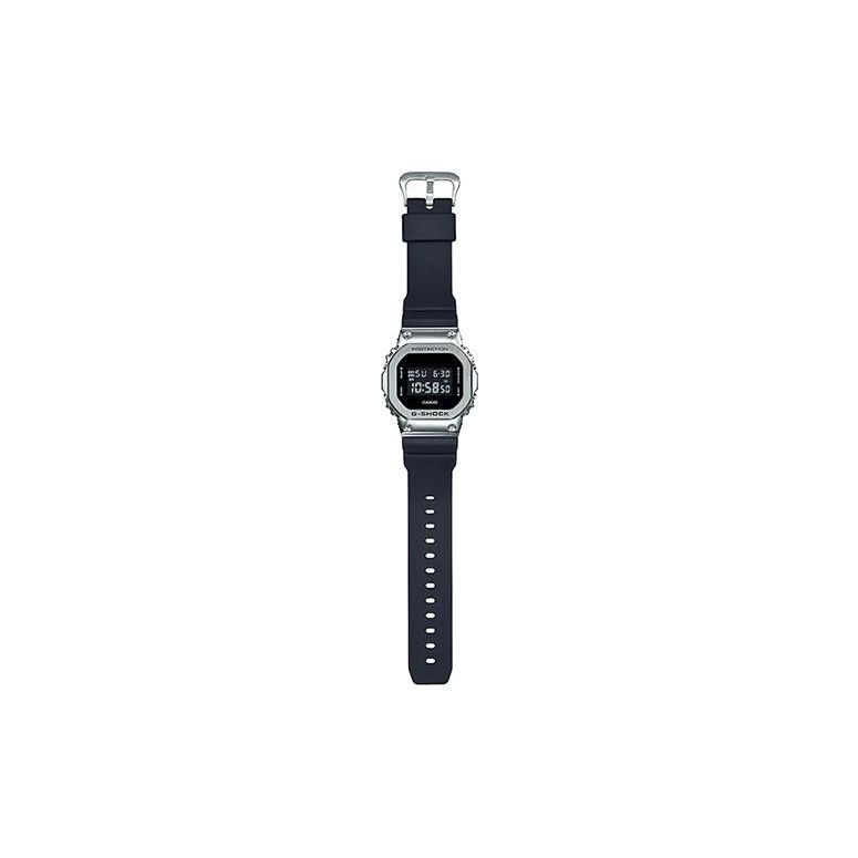 G-SHOCK Металлическая Эволюция Механическое Сердце Ретро Квадратный ЖК-дисплей Кварцевый механизм Ремешок из смолы Часы Женские часы Черный GM-S5600-1PRD
