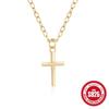 canner 925 пробы стерлингового серебра 1шт модный крест кулон ожерелье ювелирные изделия подарок для женщин повседневная одежда свадьба вечеринка помолвка день святого валентина