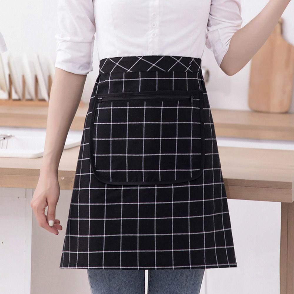 Thin Kitchen Apron Breathable Work Apron Simple Cooking Apron Home Kitchen