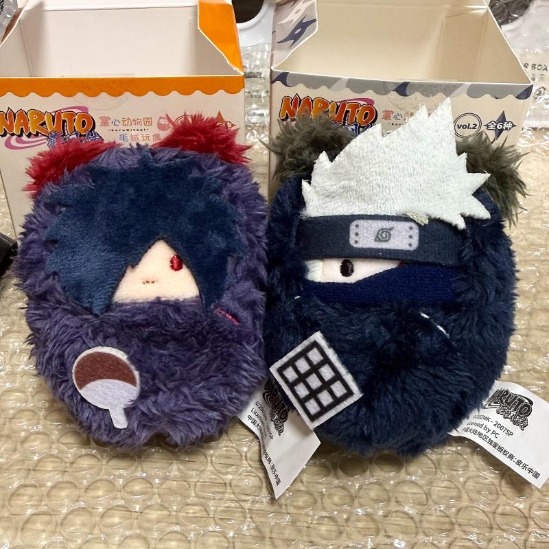 Naruto Palm Zoo Dumpling Plush Dolls Team 7 Sasuke Sakura Swaddle Stuffed Toy Anime Charm Collectible Ornament Birthday Gift