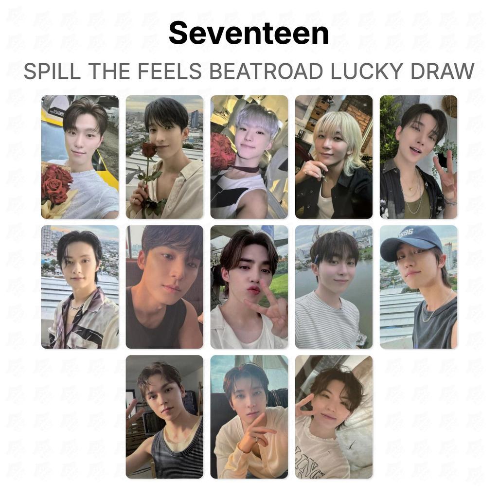 Seventeen ВЫПЛЕсни ЧУВСТВА BEATROAD РОЗЫГРЫШ Официальная фотокарточка
