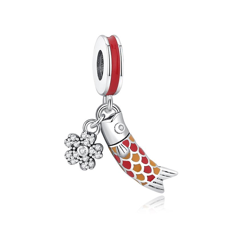 Подвески бусины оригинальная японская кукла удачи кошка брелок подходит для браслетов бренда пан браслеты DIY ювелирные изделия для женщин