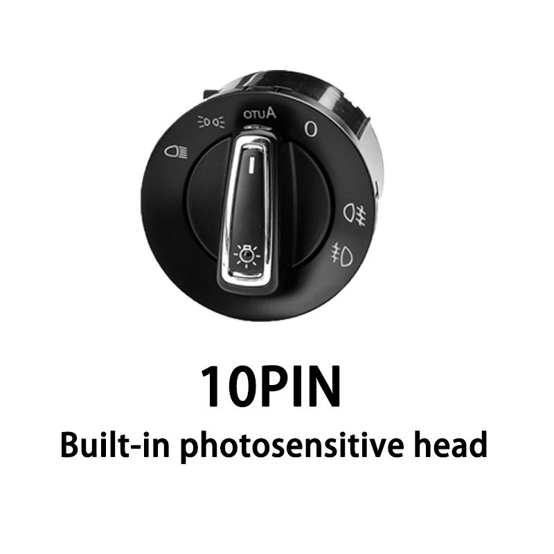 Автоматический переключатель фар 10PIN 13PIN противотуманные фары для Volkswagen Golf MK4 Jetta Passat B5 Bora Polo аксессуары для автомобильного освещения
