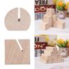 Simple Wooden Table Numbers Holder Retro Clamps Stand Photos Clips Round Shape Base Desktop Decoration Wedding Supplies