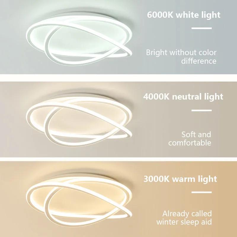 Современный светодиодный потолочный светильник для гостиной, столовой, спальни, кабинета, ресторана, балкона, домашнего декора, внутреннего освещения, светильника Lustre