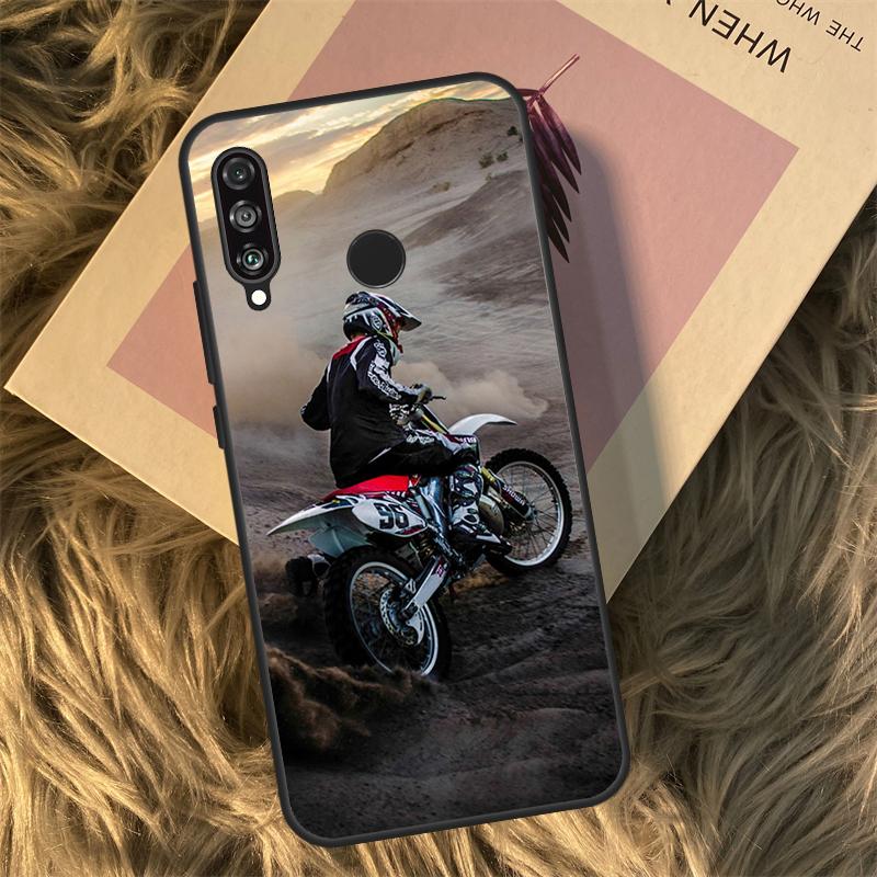 Мото Кросс Мотоцикл Спорт Для Huawei Nova 11i 12i 3i 7i 8i 9 10 SE Y60 Y61 Y70 Y72 Y73 Y90 Y91 P20 P30 P40 Lite Чехол