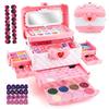 Cosmetic Makeup Makeup Makeup Makeup Case Pretend Popular Birthday Gift for 6 7 8 9 10 11 12 13 Year Old Christmas Present Set, Toy, Girl's Set, Set,