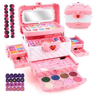 Косметика для макияжа макияж косметичка притвориться популярным подарком на день рождения для 6 7 8 9 10 11 12 13 лет рождественский подарок набор, игрушка, набор для девочки, набор,
