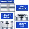 6PCS Car Grease Gun Nozzle Tip, 1/8" NPT Metal Grease Gun Coupler, Grease Gun Tip Replacement for M18 Cordless 2-Speed Grease Gun and M12 Cordless