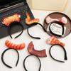 Vegetable Simulated Food Hair Hoop Strawberry Hotdog Headband Personality   Party