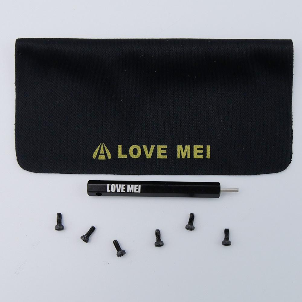 Love Mei iPhone 12 Case, Armored with Glass, Red