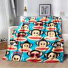 P-Paul Frank-k Фланелевое Портативное Одеяло для Детского Пикника в Гостиной Спальне Диване Кровати Идеальный Подарок на День Рождения