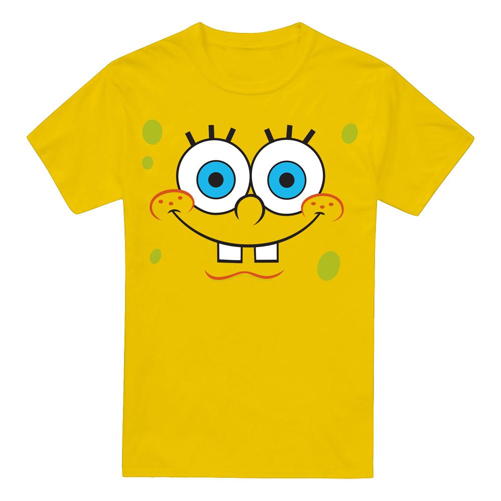 SpongeBob SquarePants Mens Smiling Face T-Shirt