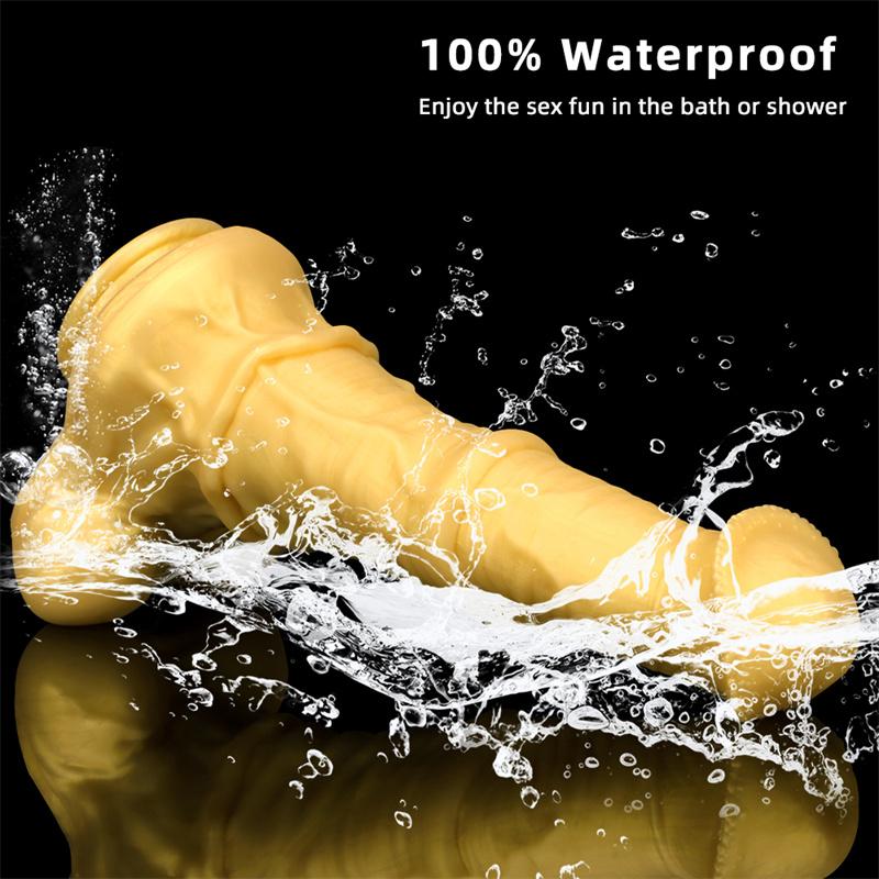 Gold Golden Horse Dildo Male and Female Silicone Soft Oversized Anal Plugs Anal Plug Masturbator