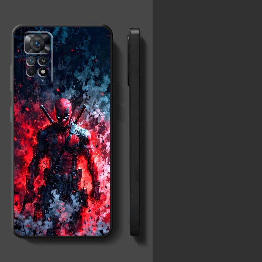 Чехол для телефона Marvel Человек-паук Дэдпул для Xiaomi Redmi Note 11 9 7 8 10 12 Pro 11s 12s 10S 9S 14 13 Pro Plus